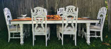 Load image into Gallery viewer, Extra Large Vintage Farmhouse Dining Table &amp; Chairs