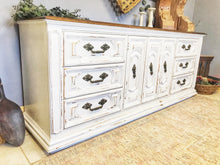Load image into Gallery viewer, Stunning Ornate Large Vintage Buffet or Dresser