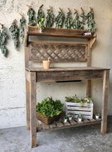 Load image into Gallery viewer, Weathered Potting Bench