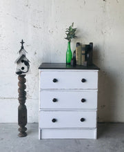 Load image into Gallery viewer, Adorable Little Farmhouse Chest of Drawers or Nightstand