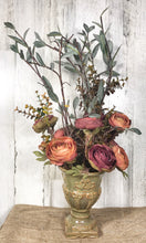 Load image into Gallery viewer, Pretty Floral Filled Ceramic Vase