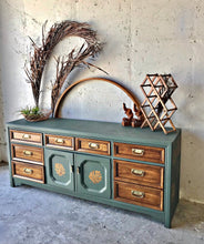 Load image into Gallery viewer, Boho Style Vintage Large Dresser or Buffet