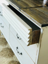 Load image into Gallery viewer, Rustic Revamped MCM Buffet or Dresser