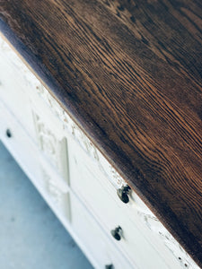 Beautiful Antique Farmhouse Dresser, Buffet, or Coffee Bar