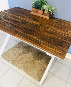 Modern Farmhouse X Base Desk (no chair)