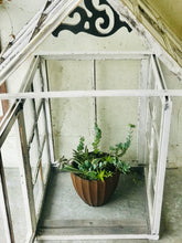 Load image into Gallery viewer, Salvaged Old Window Greenhouse w/Door