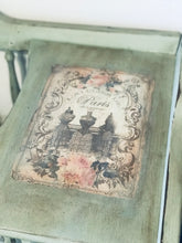 Load image into Gallery viewer, Vintage French Country Shabby Telephone Table/Bench