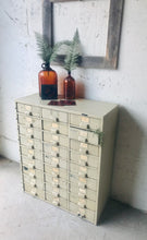 Load image into Gallery viewer, Awesome Vintage Industrial Parts Bin Drawers