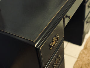 Classy Black Farmhouse Desk (no chair)