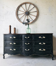 Load image into Gallery viewer, Moody Large Vintage Dresser, Buffet, or TV Stand