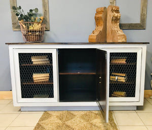 Extra Large Farmhouse TV Stand or Buffet