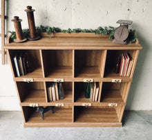 Load image into Gallery viewer, Pretty Farmhouse Cubby Shelf