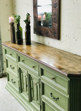 Load image into Gallery viewer, Stunning Large Vintage Buffet, Dresser, or TV Stand