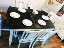 Load image into Gallery viewer, Perfect Large Farmhouse Table with 6 Chairs &amp; Leaf