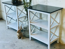 Load image into Gallery viewer, Perfect Farmhouse Cross Base End Table Set