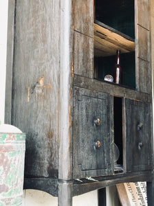 Amazing Primitive Antique Cabinet