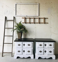 Load image into Gallery viewer, Chunky Vintage Farmhouse Nightstand Set