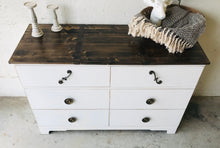 Load image into Gallery viewer, Unique Vintage Farmhouse Dresser