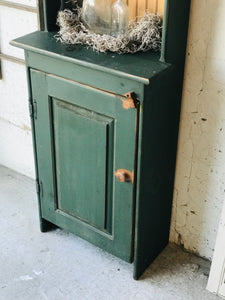 Cute Petite Primitive Storage Hutch