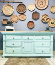 Load image into Gallery viewer, Bright &amp; Cheery Mint Buffet or TV Stand