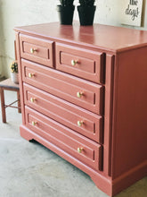 Load image into Gallery viewer, Too Cute Coral Chest of Drawers