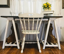 Load image into Gallery viewer, Perfect Farmhouse Sawhorse Desk (no chair)