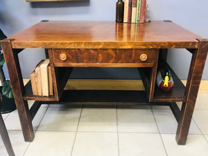 Amazing Vintage Tiger Oak Desk & Chair