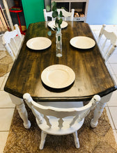 Load image into Gallery viewer, Perfect Rustic Farmhouse Table &amp; Chairs