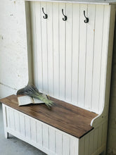 Load image into Gallery viewer, Perfect Farmhouse Mudroom Storage Bench
