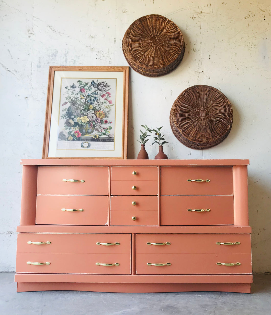 Stunning Revamped MCM Dresser, Buffet, or TV Stand