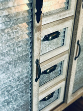 Load image into Gallery viewer, Perfect Rustic Galvanized Barn Door Cabinet