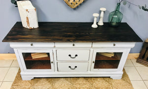 Pretty Farmhouse Buffet or TV Stand