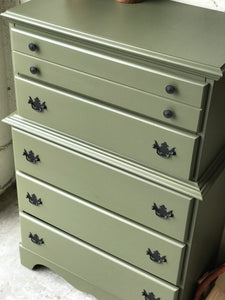 Beautiful Green Chest of Drawers