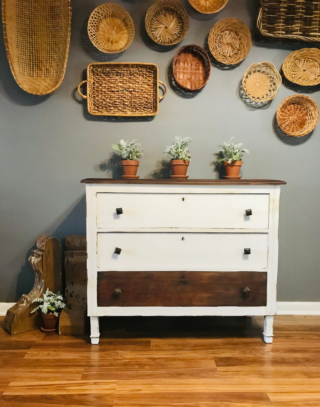 Amazing Antique Chest of Drawers or Small Buffet