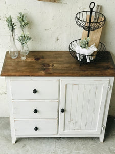 Adorable Farmhouse Storage Cabinet