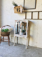 Load image into Gallery viewer, Distressed Petite Farmhouse Curio Cabinet