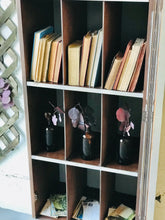 Load image into Gallery viewer, Pretty Rebuilt Cubby Cabinet