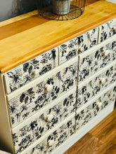 Load image into Gallery viewer, Beautiful Vintage Handmade Wood Chest of Drawers