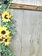 Load image into Gallery viewer, Repurposed sunflower screen