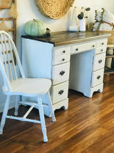 Load image into Gallery viewer, Charming Vintage Farmhouse Desk and Chair