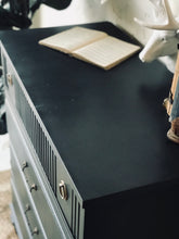 Load image into Gallery viewer, Moody Vintage Black Chest of Drawers