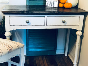 Pretty Antique Farmhouse Desk and Chair