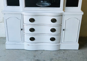 Beautiful Vintage Farmhouse China Cabinet