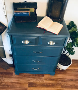 Navy Blue Chest of Drawers