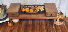 Load image into Gallery viewer, Primitive Natural Wood Coffee Table or Bench Seat