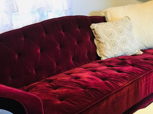 Gorgeous Velvet Tufted Convertible Sofas