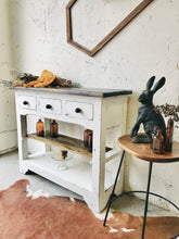 Load image into Gallery viewer, Beautiful Farmhouse Entryway Table or Coffee Bar