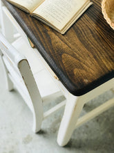 Load image into Gallery viewer, Adorable Vintage Farmhouse Kids Desk &amp; Chair