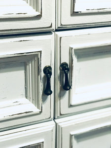 Farmhouse Ornate Buffet or TV Stand