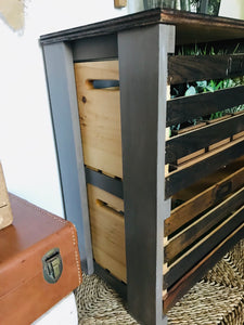 Cute Rustic Crate Storage Drawers